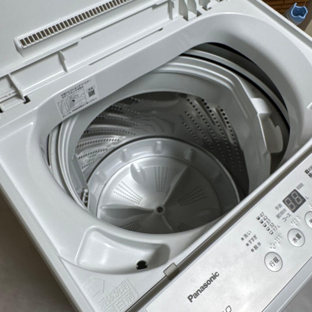 送料込 Panasonic 洗濯機 5kg オリジナル機能&カラー 送風乾燥機能