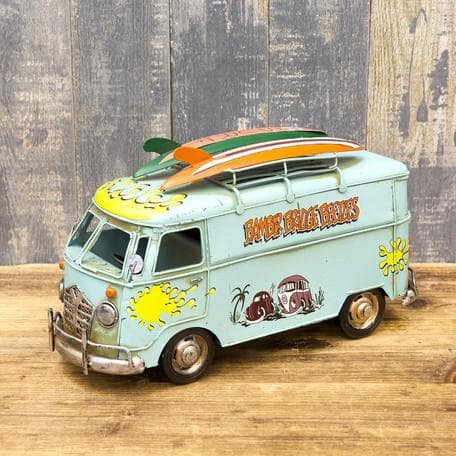 ビンテージ ブリキカー サーフ バス AZ-6873/27cm オブジェ
