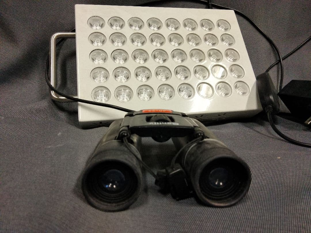 動作確認済✾近赤外線LEDライトパネル　双眼鏡セット