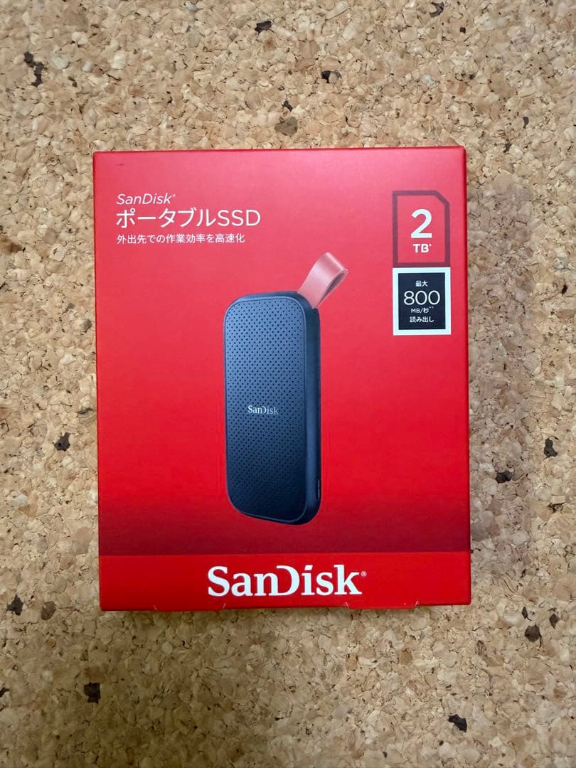 SanDisk ポータブルSSD 2TB SDSSDE30-2T00-J27
