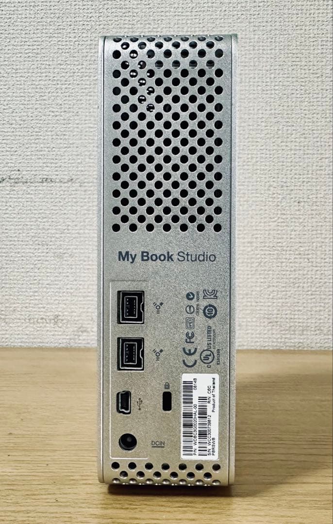 WD MyBookStudio2TB外付HDD動作品 FireWire800対応