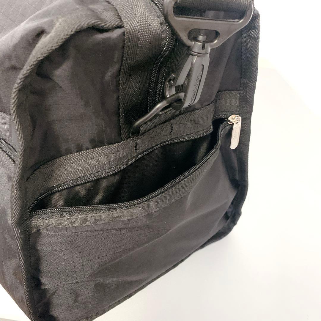 ✨新品タグ付 LeSportsac 2wayボストンバッグ ポーチ付 ブラック