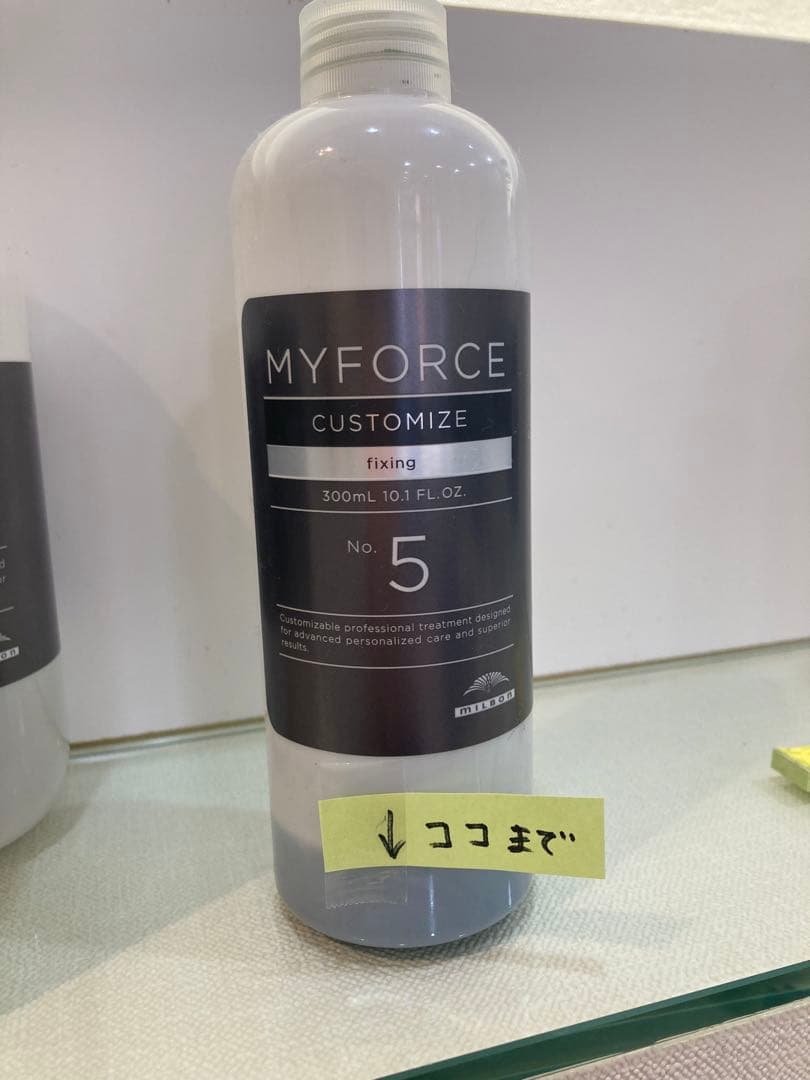 MYFORCE カスタマイズ トリートメント 9本セット