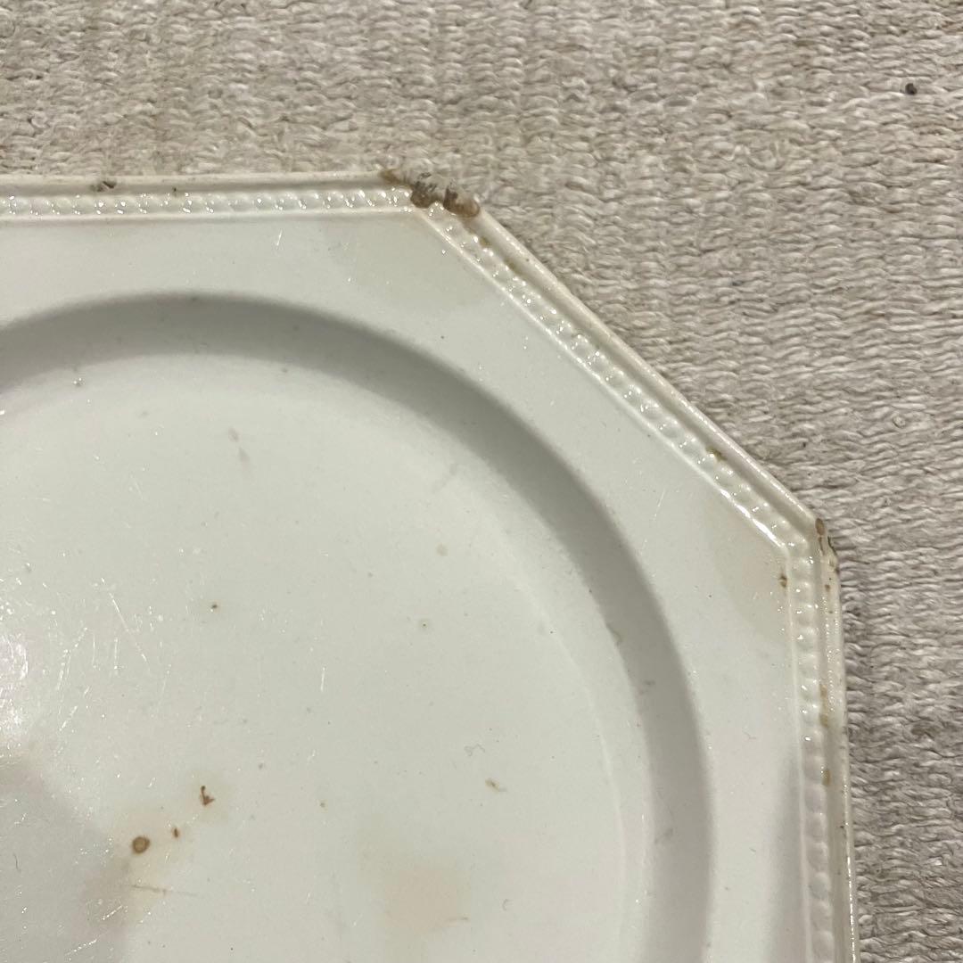 E＊クレイユ モントロー オクトゴナル 皿 20.5cm アンティーク