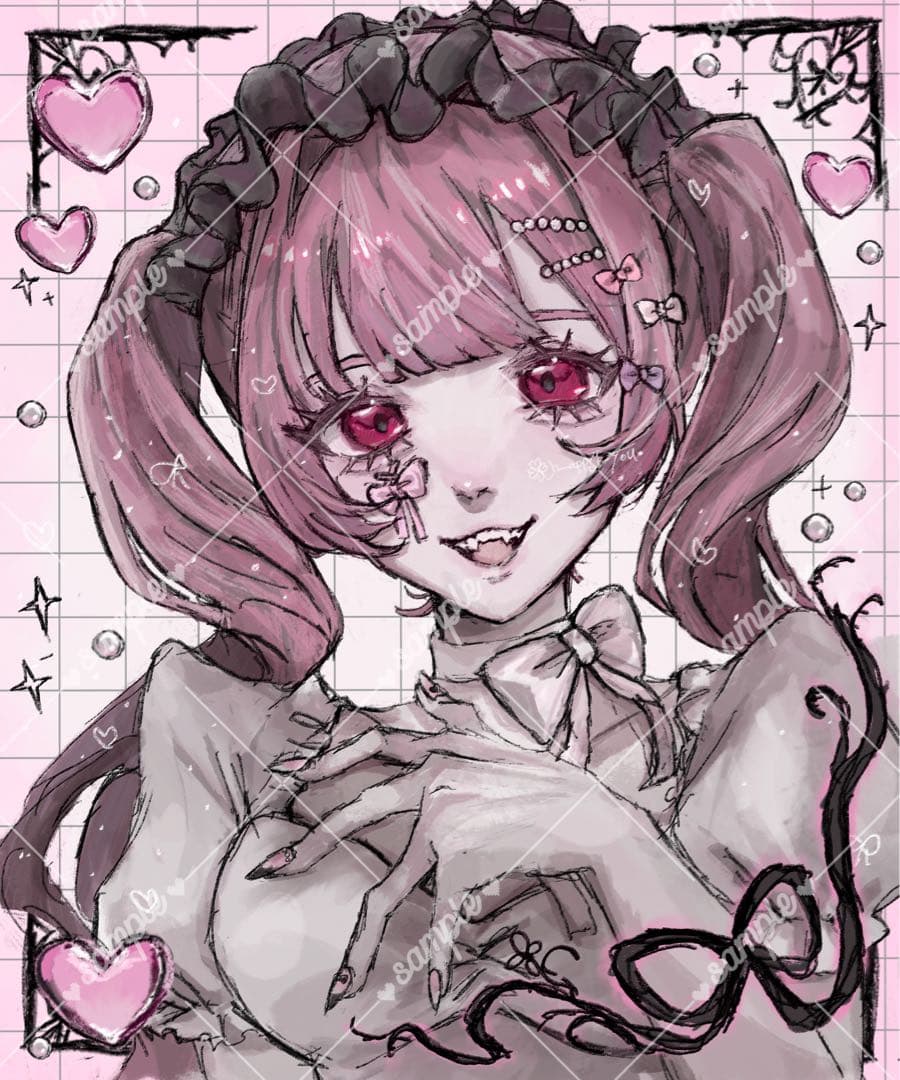 イラストオーダー 夢絵 ポストカード