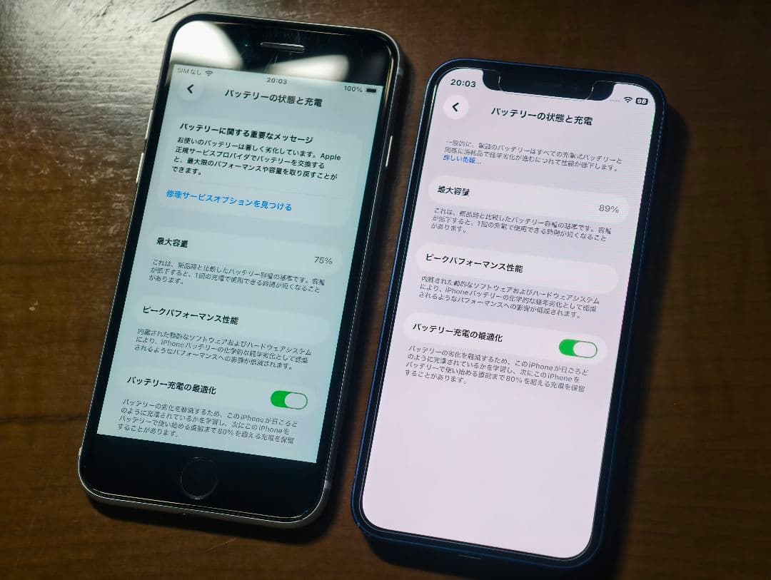 iPhone 12 mini ＆ SE 第2世代