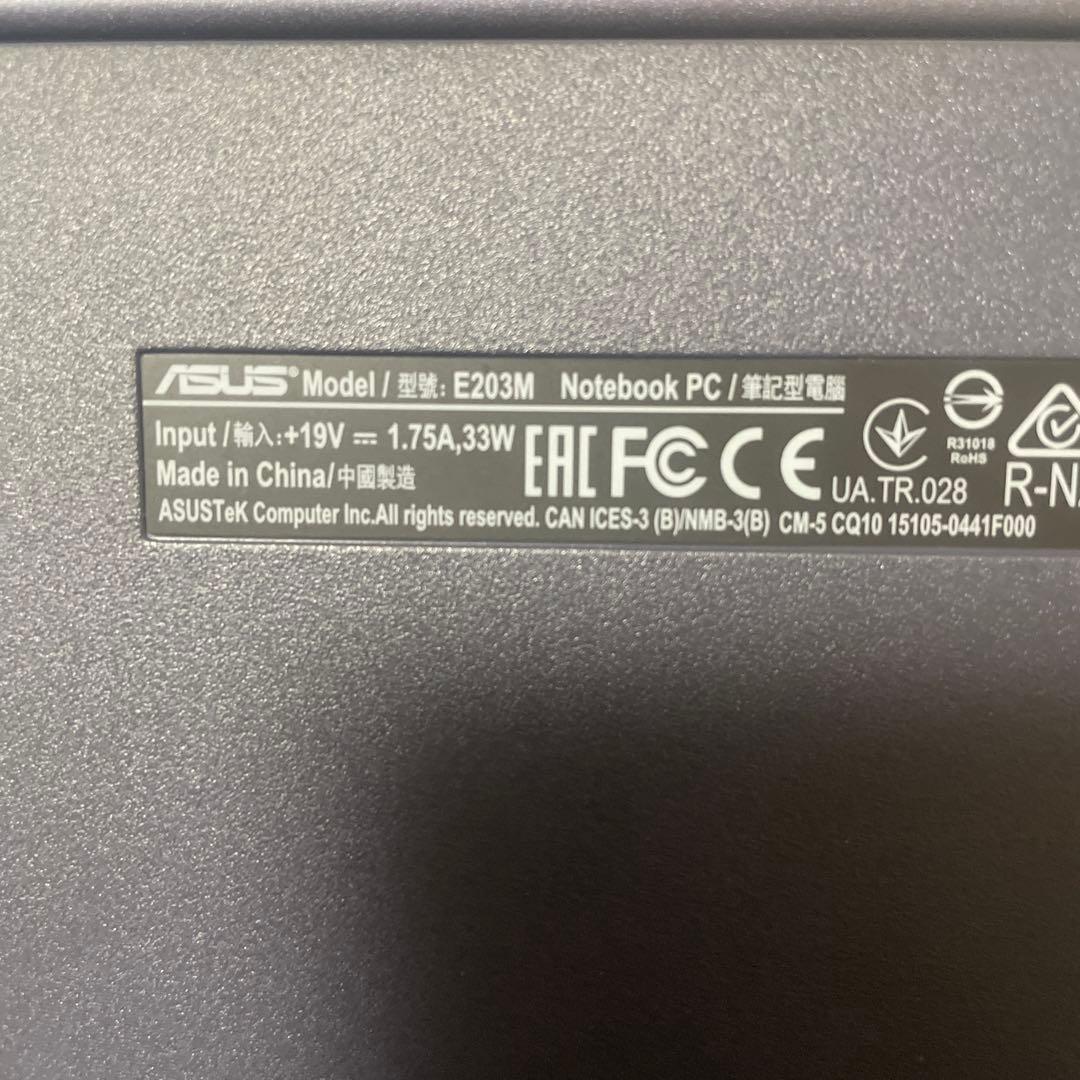 ASUS E203M ノートパソコンPC 11.6インチ