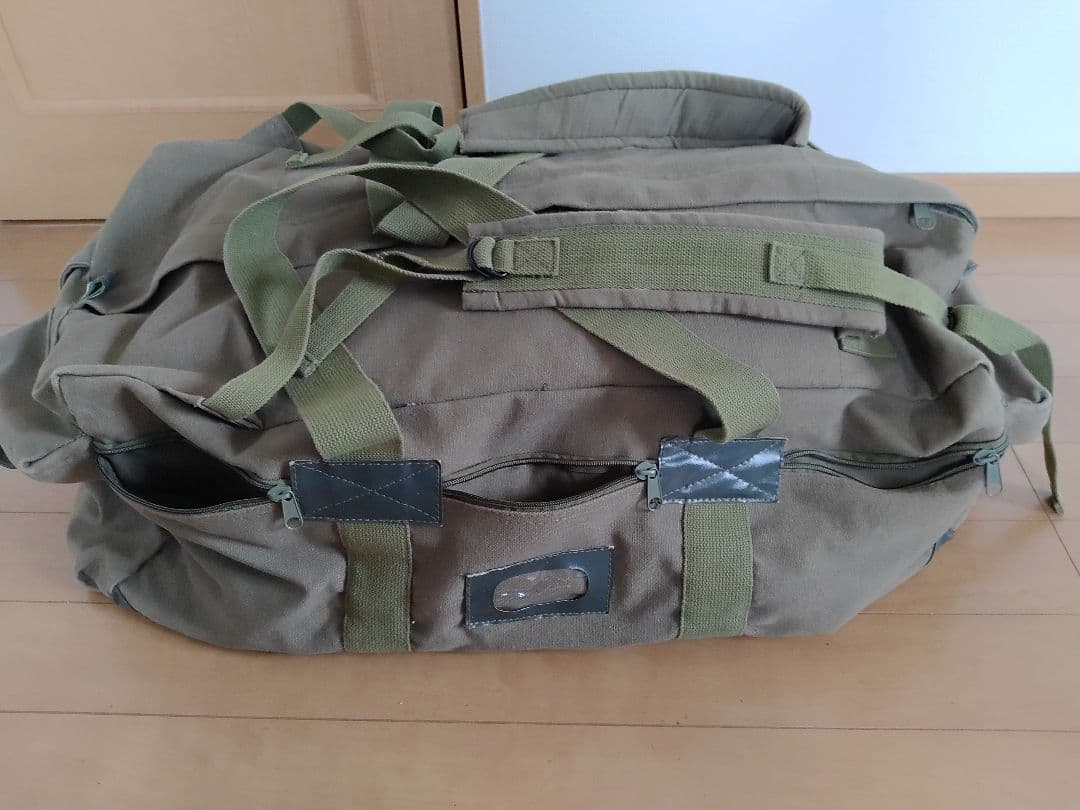 ★軍放出品◆大容量ボストンバック バックパックarmyデザイン 陸軍