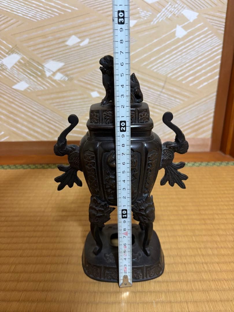 香炉　獅子