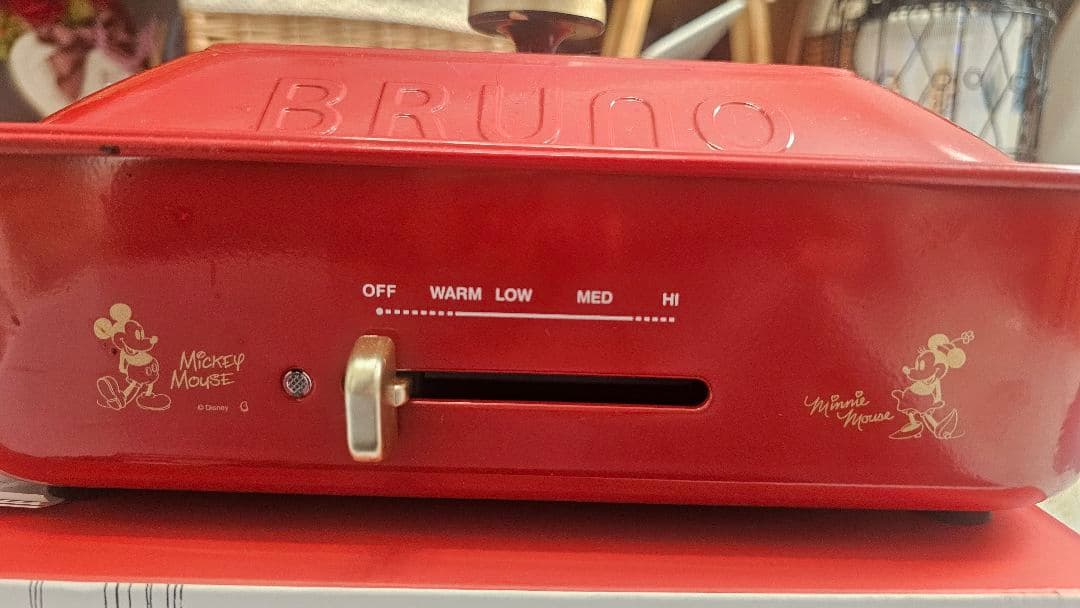 BRUNO コンパクトホットプレート BOE021RD レッド ミッキー