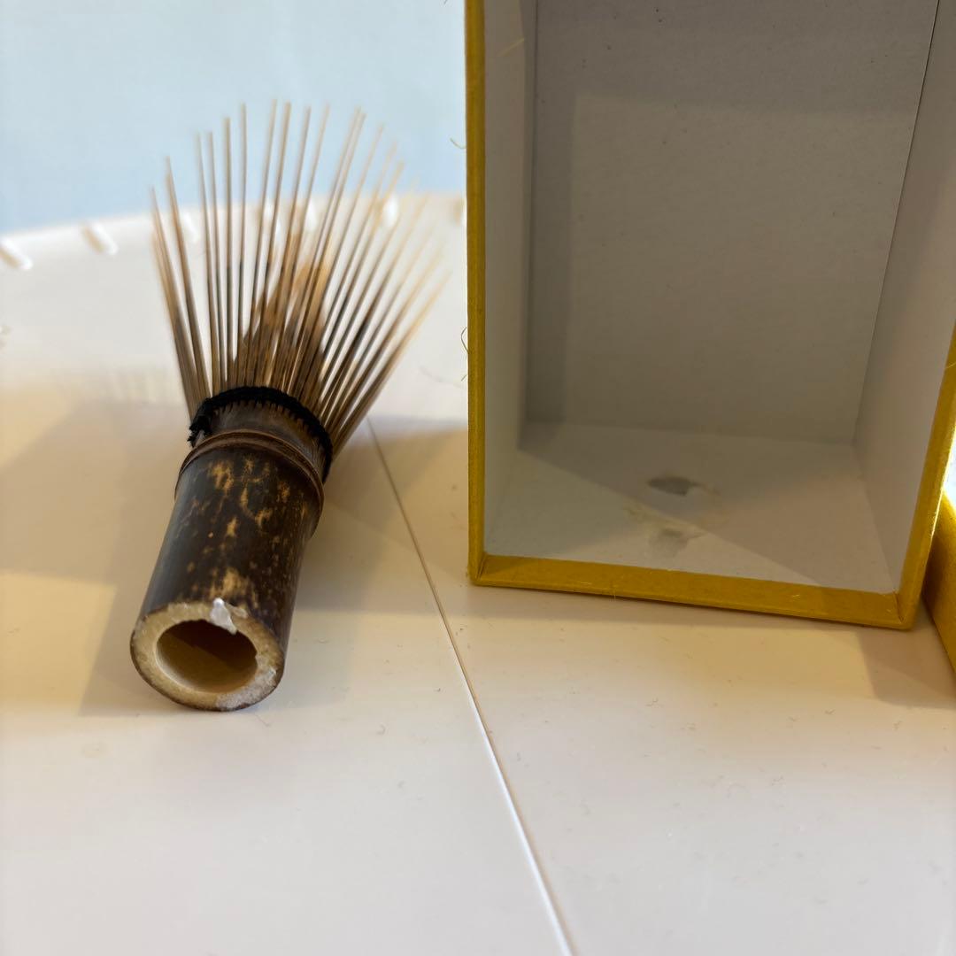 官休庵　高山茶筅　茶筅師　谷村彌三郎　翠華園　伝統的工芸品　【数回使用】