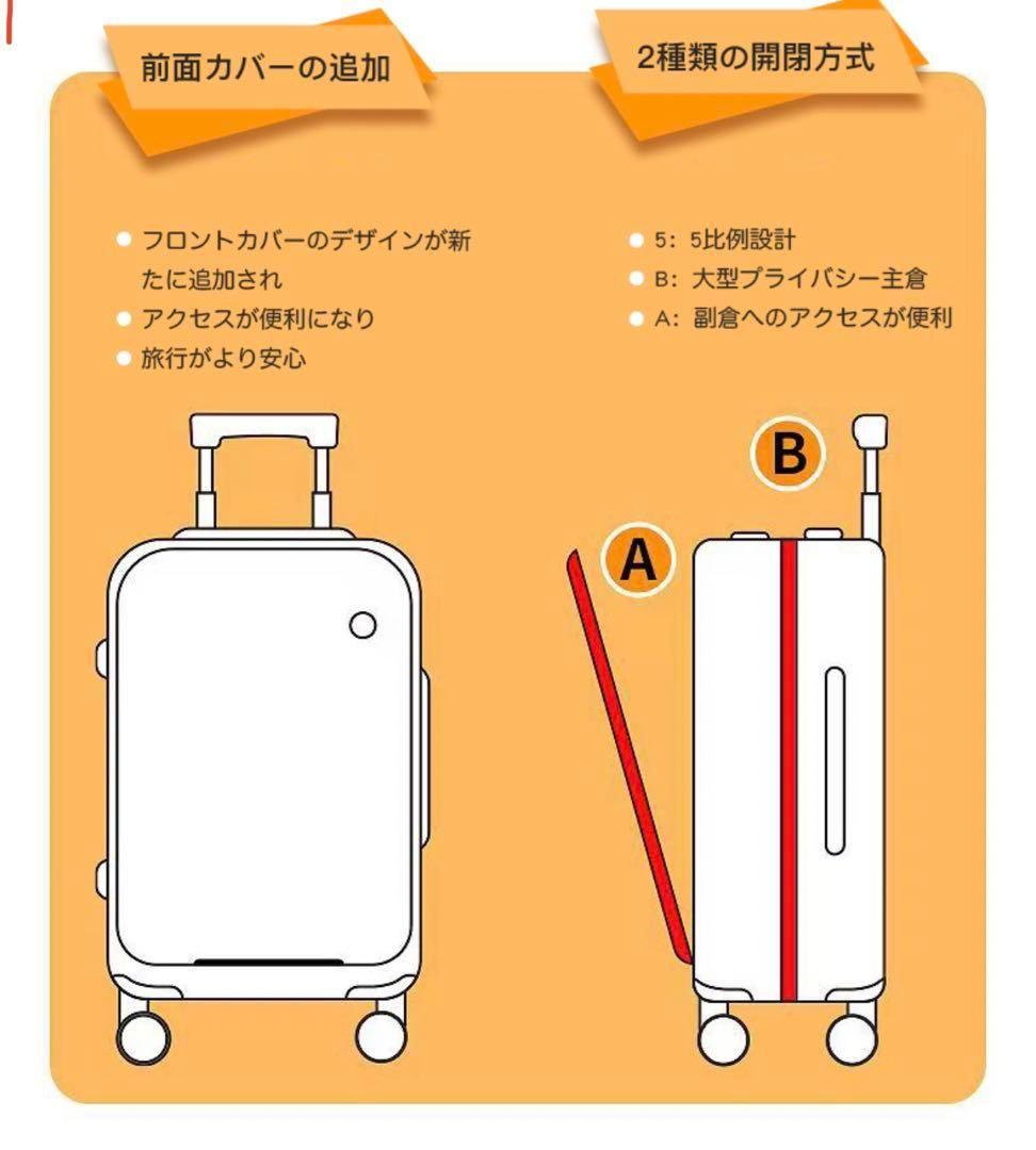 キャリーケース スーツケース 旅行 出張 耐衝撃 カップホルダー付きq11