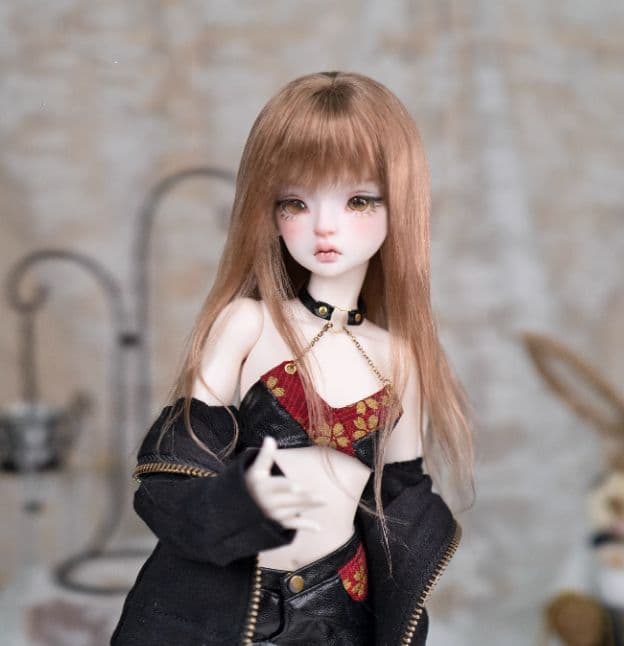 AS141 BJD 1/3 人形 ドール　用ウィッグ カツラ 耐熱 ハンドメイド