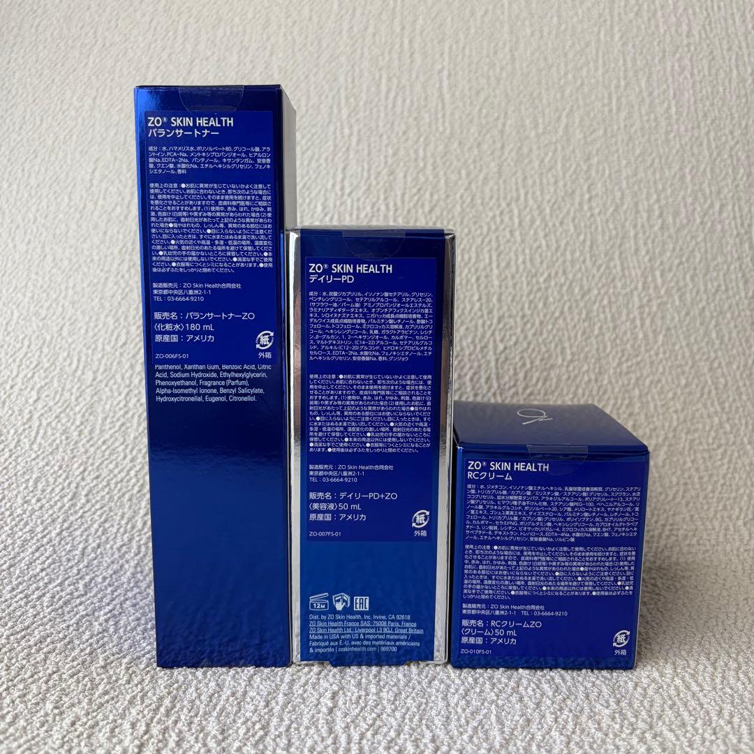 ★ZO SKIN ★ゼオスキン バランサートナー& デイリーPD &RCクリーム