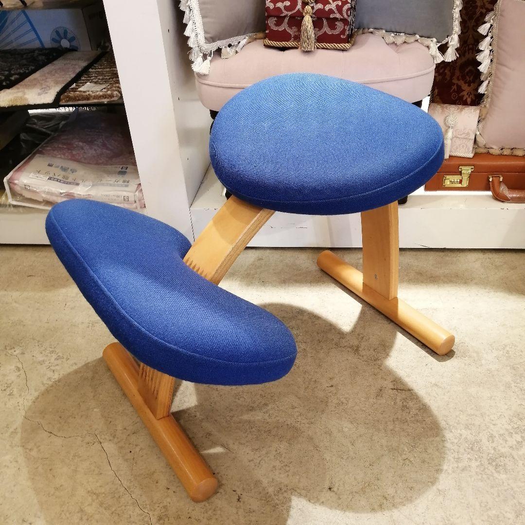【美品】Rybo リボ バランスチェア イージー ブルー サカモトハウス