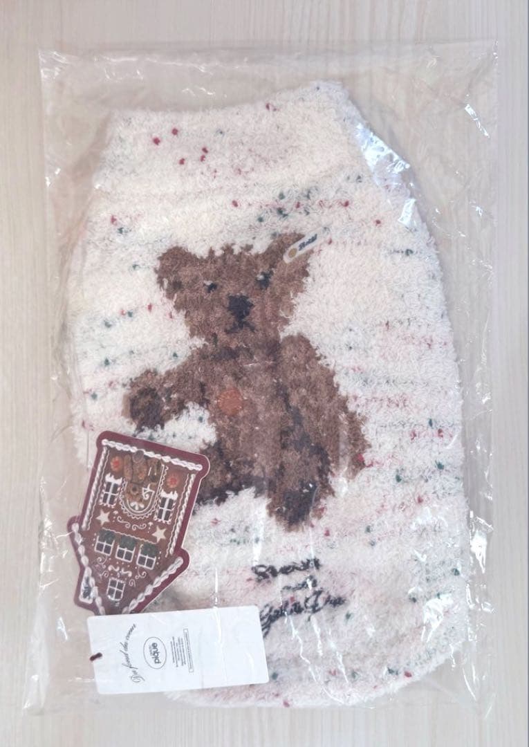 ジェラートピケ　【Steiff】ハイネックプルオーバー　ホワイトS 新品