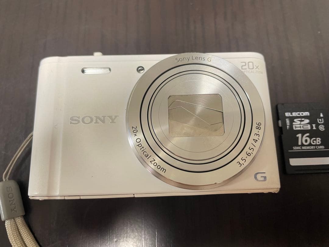 現状品 ソニー デジタルカメラ サイバーショット DSC-WX350 ホワイト