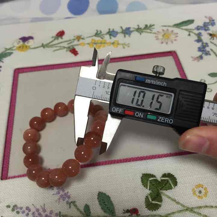 サンストーン10mmブレスレット