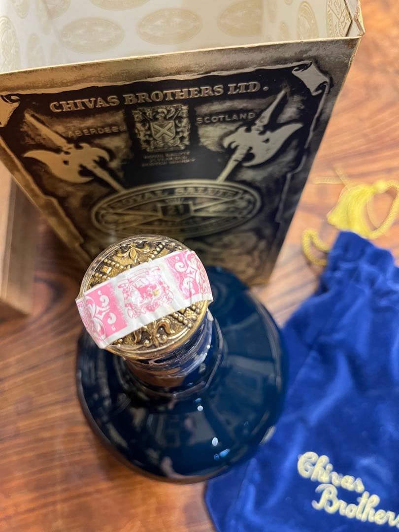  Salute 21年 スコッチウイスキー 青　未開栓　箱あり