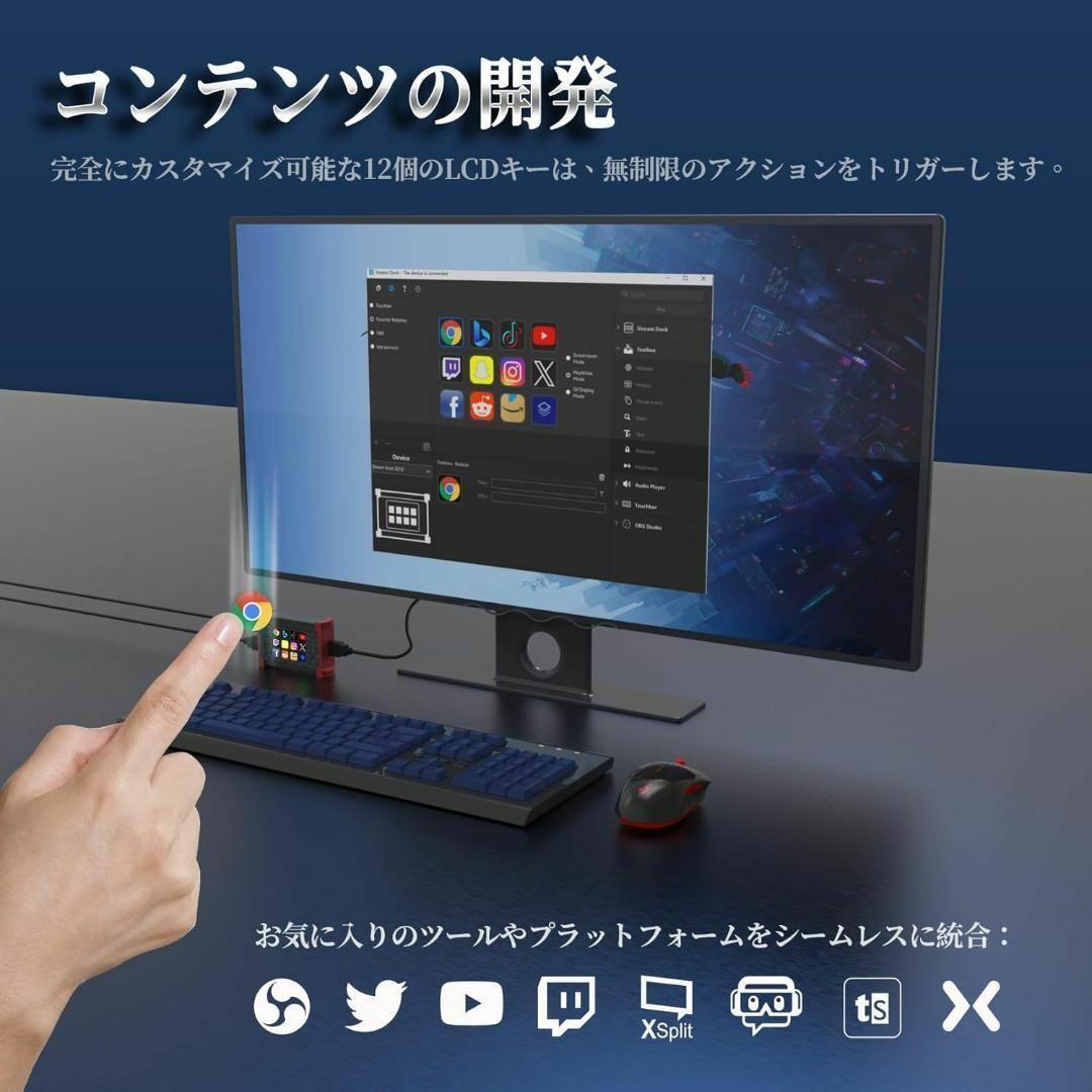ビデオキャプチャー 4K対応 タッチスクリーン付キャプチャーボード