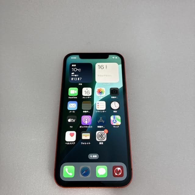 【美品】iPhone12 128GB SIMフリー レッド