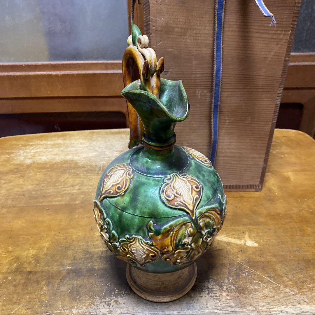 中国色絵花瓶