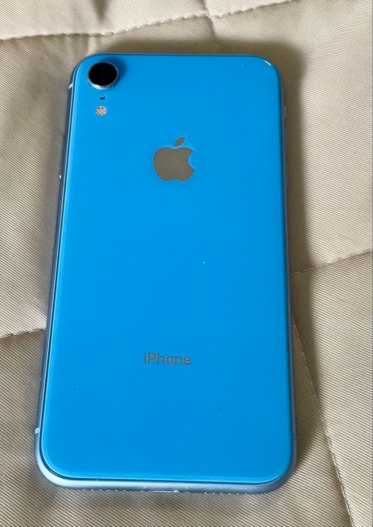 iPhone XR 64GB ブルー動作確認済み