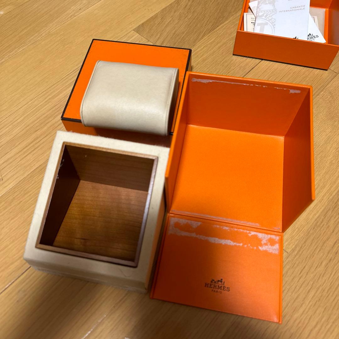 エルメス　空箱　時計用　2個セット　まとめ売り　オレンジ