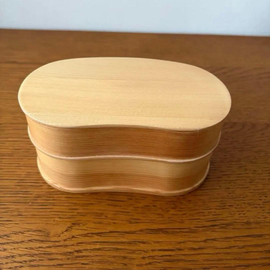 【大館曲げわっぱ】お弁当箱、2段、仕切付き