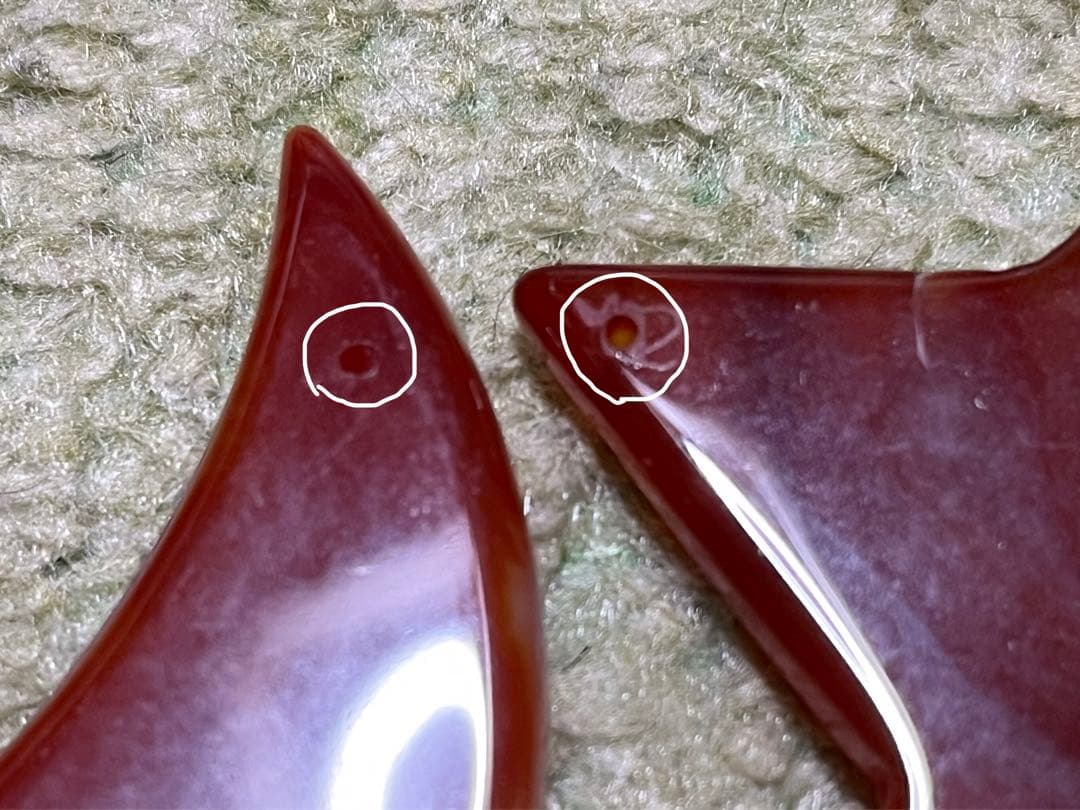 星と月の天然石メノウのチャーム7個セット
