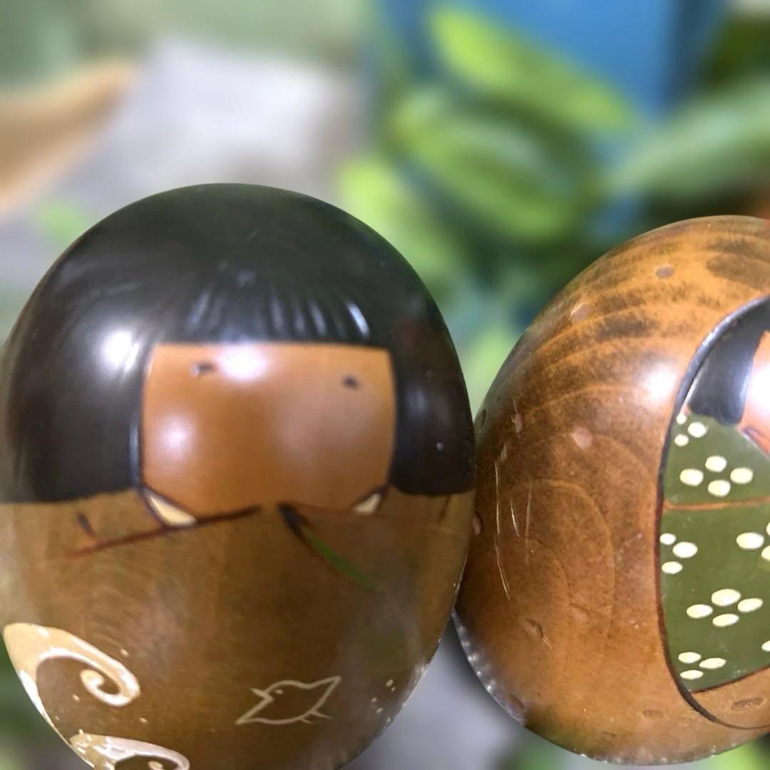 卯三郎こけし 四季　Usaburo Kokeshi Four Seasons