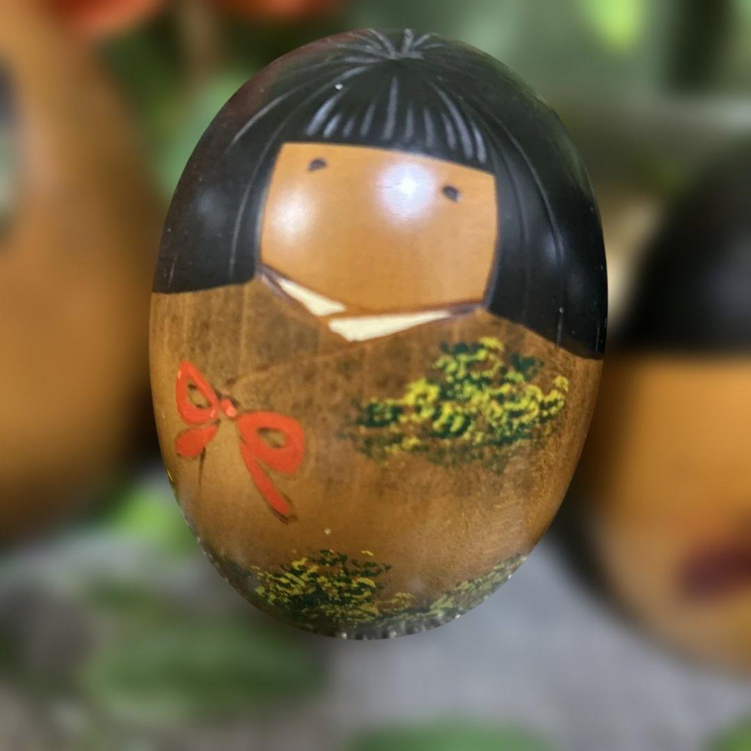 卯三郎こけし 四季　Usaburo Kokeshi Four Seasons