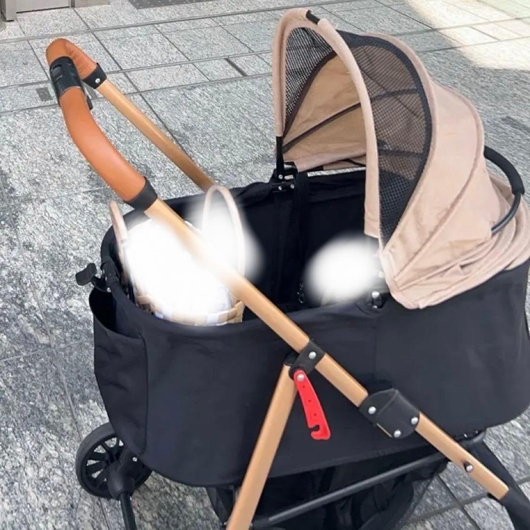 大きめ　YinLaier ペットカート 折りたたみ式／分離可／大型猫・小型中型犬