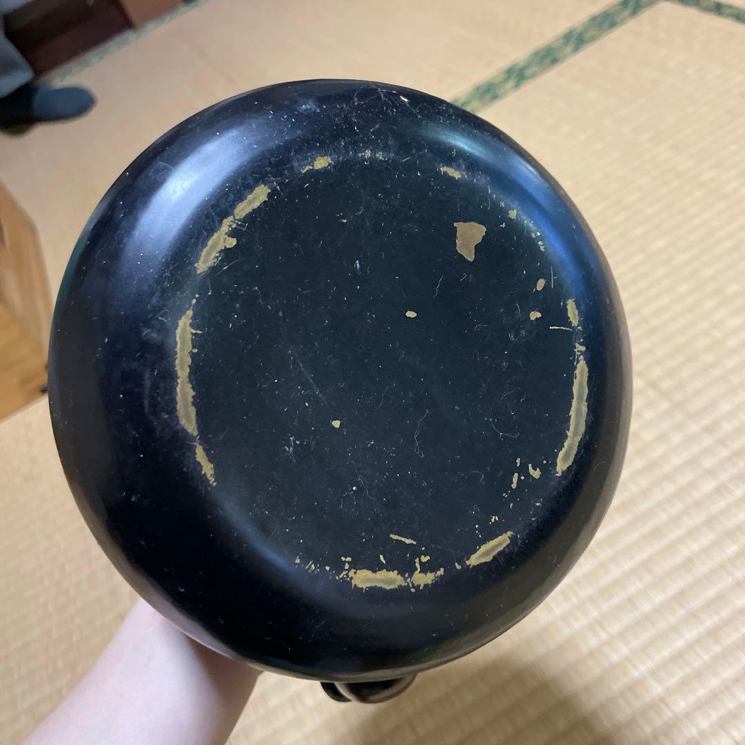 茶道具 腰黒薬罐 利休型 一政堂