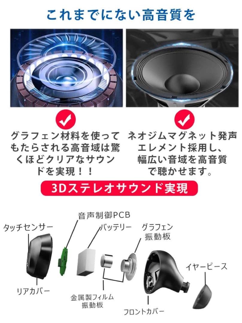 【大幅値下げ】 bluetooth ワイヤレス イヤホン