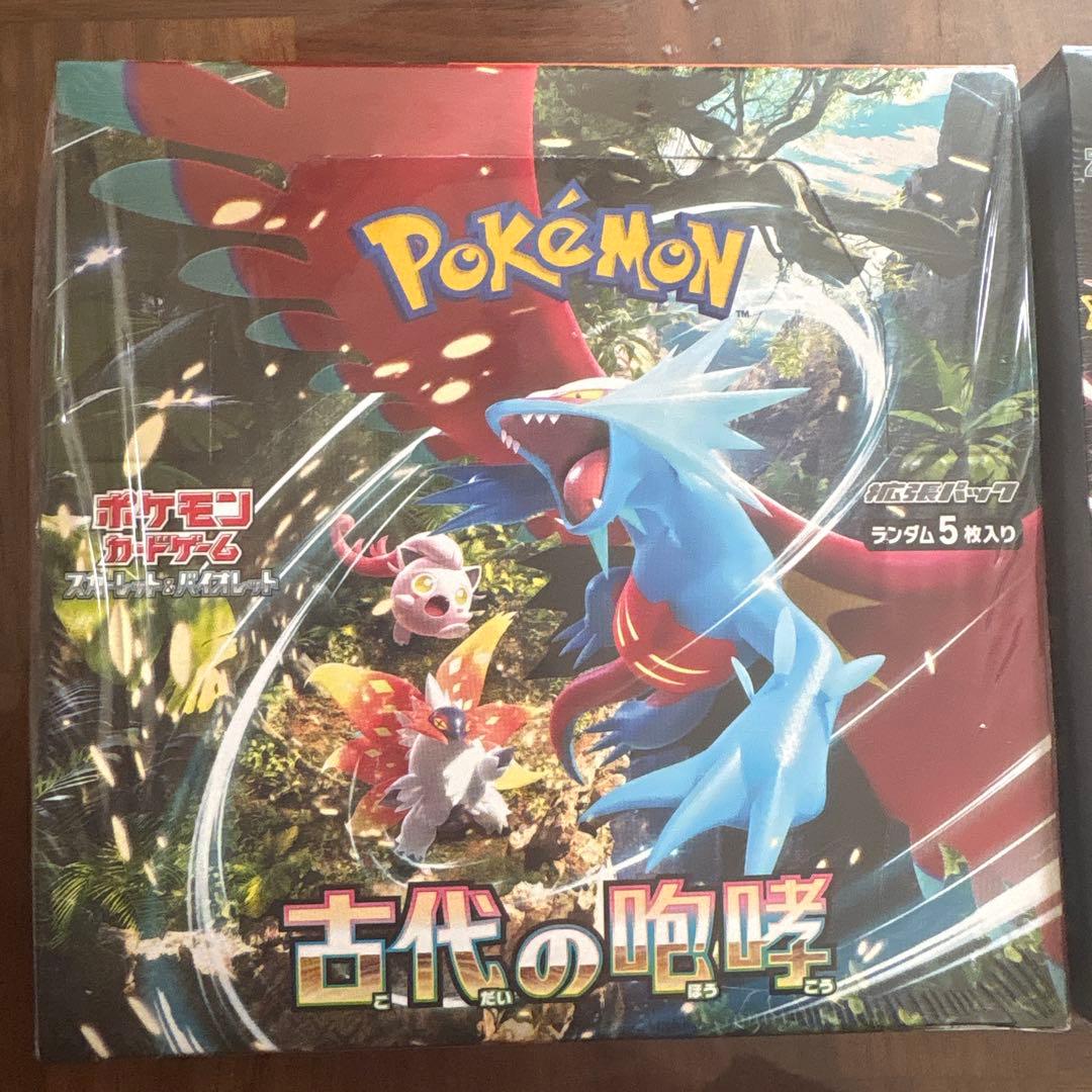 新品未開封❣️シュリンク付き‼️ポケモンカード 古代の咆哮＆シャイニートレジャー‼️