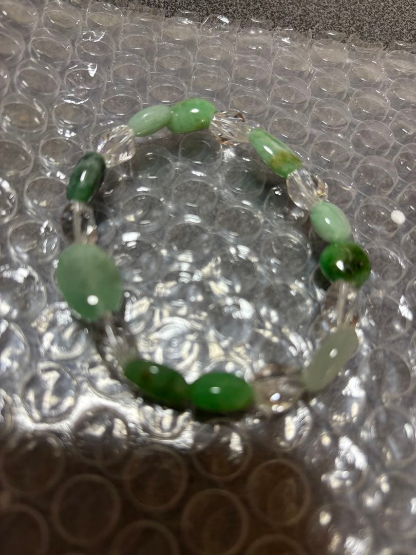 糸魚川翡翠ブレスレット