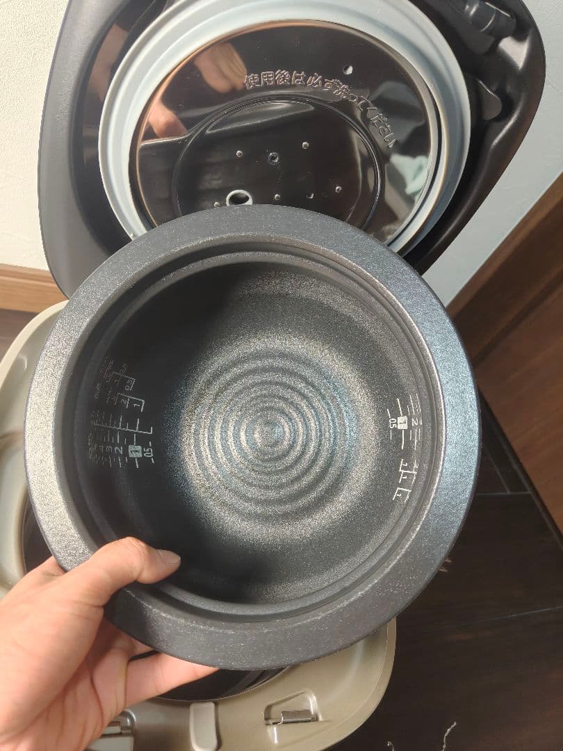 ダイガー ご泡火炊き JPL-S100 炊飯器 5.5合 土鍋圧力IH式 土鍋
