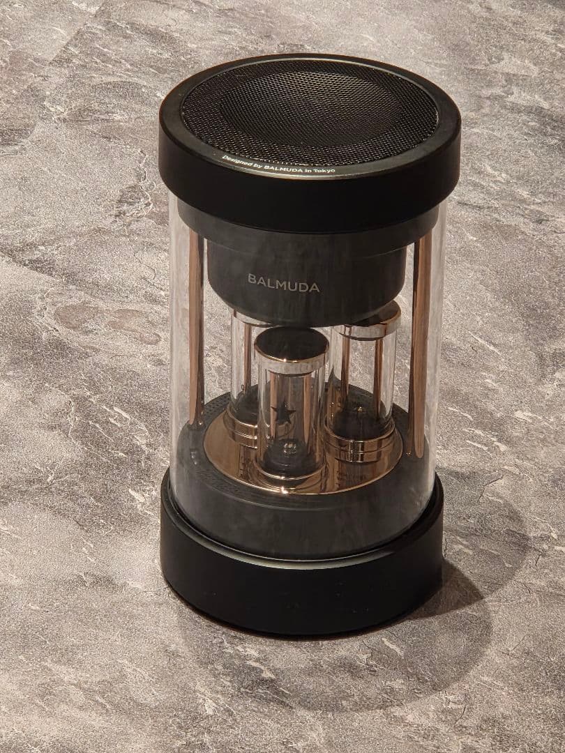 【BALMUDA】Bluetoothスピーカー ブラック M01A-BK