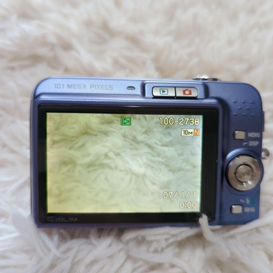 【外観美品】CASIO　コンパクトデジタルカメラ　EX-Z1050　ブルー