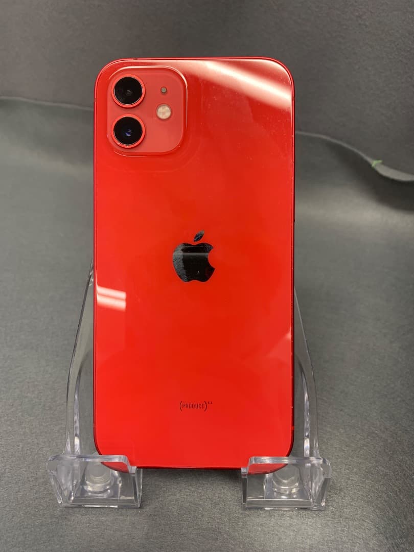 美品　国内版　SIMフリー　iPhone12 64GB レッド色