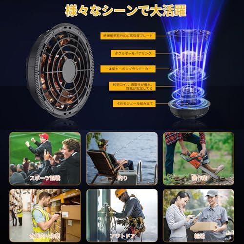 空調作業服　ファンバッテリー　43V　30000mAh