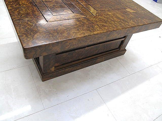 希少品 花梨瘤材 総玉杢長火鉢 　関西長火鉢　座敷火鉢　時代火鉢　茶室　孔雀杢