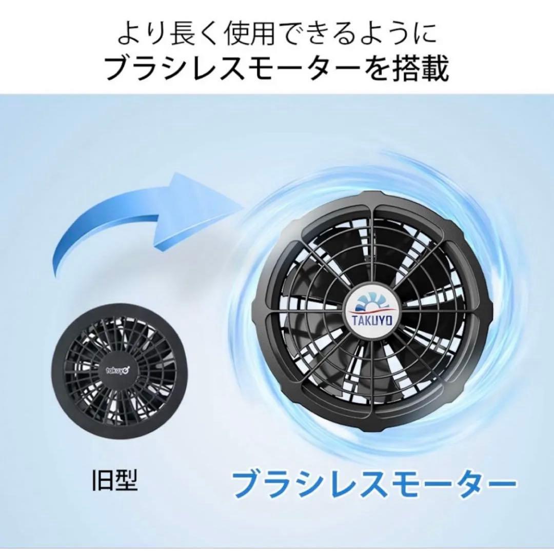 空調服　20000mAh 冷却服　空調ウェア　XL ファンセット　ベスト