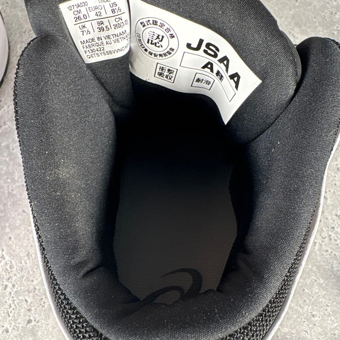✨未使用✨ アシックス 安全靴【26】黒 ウィンジョブ CP304 BOA