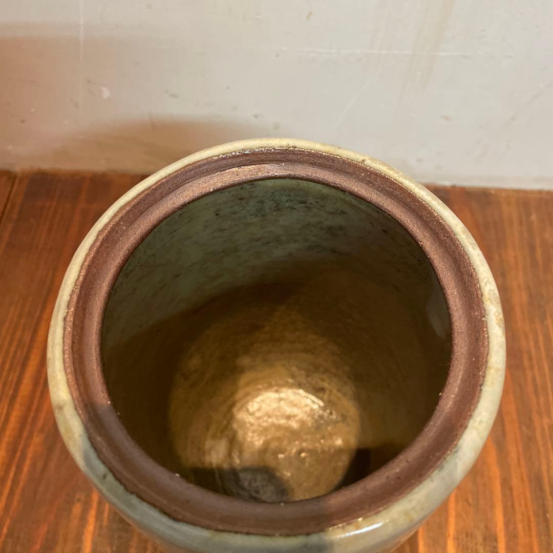 美品　茶道具　陶磁器　萩焼　水指　みずさし　茶道　焼物　陶芸　落ち着いた色合い