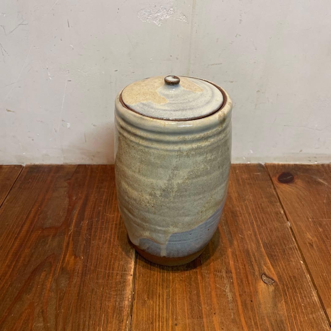 美品　茶道具　陶磁器　萩焼　水指　みずさし　茶道　焼物　陶芸　落ち着いた色合い