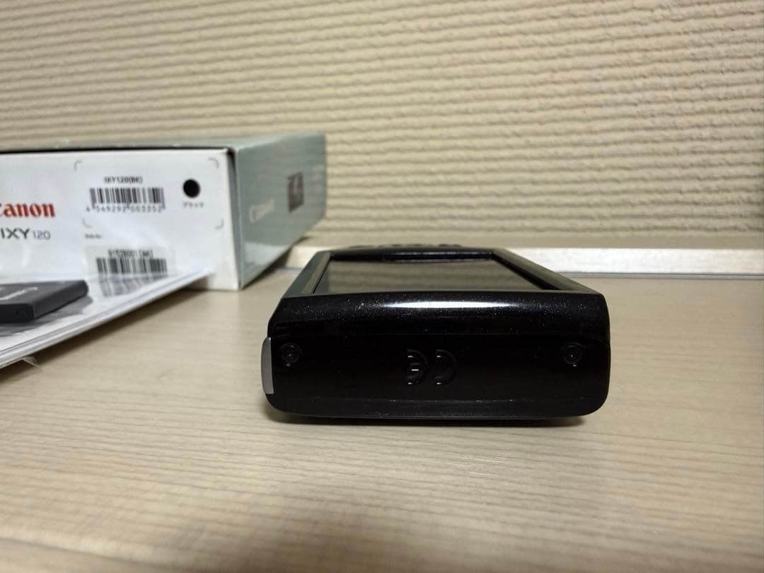 【Canon IXY 120ブラック】コンパクトデジタルカメラ