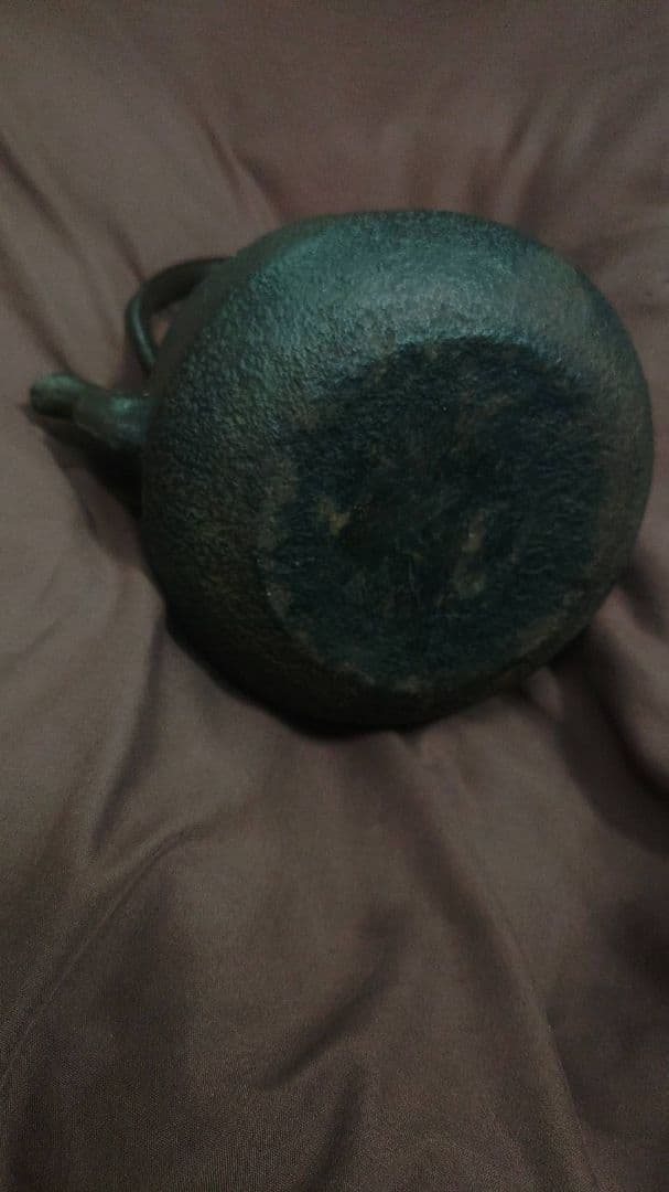 龍文堂作　骨董　鉄瓶　レア物　鉄器　鉄製茶器　時代物