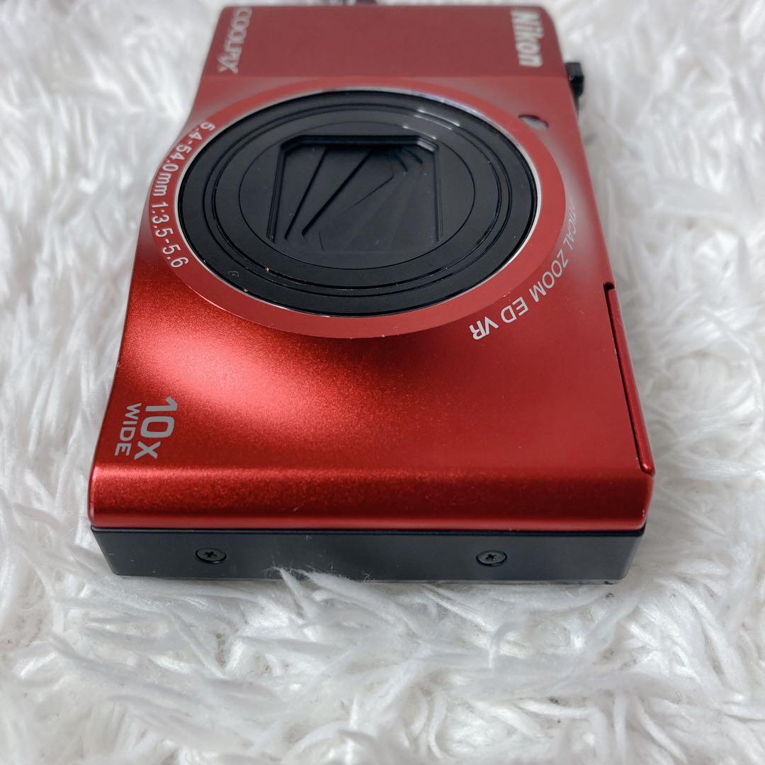 Nikon COOLPIX S8000 レッド デジカメ ニコン クールピクス